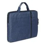 Fourfox Office Laptop Bag Briefcase Notebook Messenger Sling Bag (Blue) (Dimensions: Length: 35cm, Width: 35cm, Height: 7.5cm.)