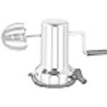 MOSTSHOP Stainless Steel Coconut Scraper with Vacuum Base, Multicolor