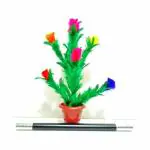 WIZERDY Wand to Flower On Pot (Delux) / Magic Stick to Flower Magic Trick