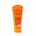 Lotus Herbals Safe Sun Vitamin C Matte Gel Daily Sunscreen | SPF 50 | PA+++ | Paraben Free | Dermatologically Tested | Anti Pollution | Normal/Oily Skin | 100g, Orange