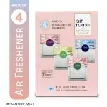 AIR-ROMA Perfume Parcel Bathroom Air Freshener (Pack of 4)