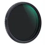 K&F Concept 72mm Variable Fader ND2-ND32 ND Filter For Camera Lens