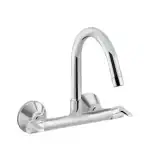 Amatra_Kit Kat Luxury Series Brass 360 Degree Swivel Brass Sink Mixer Tap Kit Kat Mixer Faucet (Wall Mount Installation Type)