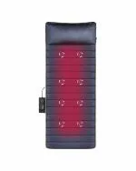 Agaro M8754 Electric Vibrating Mat With Pillow Full Body Massage for Neck, Back, Waist and Legs, Grey