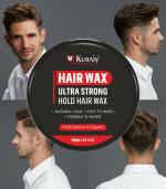 KURAIY Hair Wax For Men - Fibre Hair Wax for Strong Hold & Extra Volume, Restylable Hair Wax (100 g)