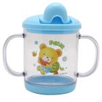 Manan Shopee Kids Polypropylene, Plastic Sipper Cup With Handles