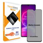 TexoVera Edge to Edge Matte Ceramic For Realme C25 Screen Guard (it's not glass) Black Pack Of 1