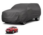 Auto Hub Car Body Cover Compatible with Renault Kwid with Mirror Pockets, Triple Stitched, Water Resistant Car Cover, Grey