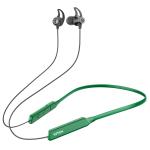 Intex Musique Trend Bluetooth in Ear Wireless Neckband with Up to 30H Playtime ASAP Charge, Dual Connectivity, Inbuilt AI Assistant and Magnet Earbuds Lock (Amber Green)