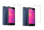 Vizio Lava Z1 Transparent Tempered Glass Touch Sensitive, Anti-Shatter Screen Protector 15 x 8 x 1.3 cm (Pack of 2)