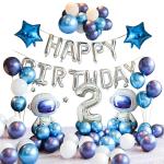 Party Propz Foil, Rubber, Latex Space Theme Birthday Decorations (Set Of 42)