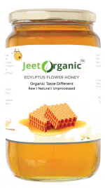 JeetOrganic Farm Eucalyptus Honey-400GM | Single Origion Raw Unprocessed Unfiltered Honey | Natural Ethically Sourced Direct From Beekeepers