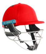 Shrey Masterclass Air 2.0 Stainless Steel-Red-M Cricket Helmet