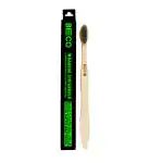Beco Bambooee Brown Toothbrush with Charcoal Activated Bristles