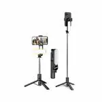 Aventurine Accessories L15 Selfie Stick with Fill Light with Bluetooth Remote Shutter