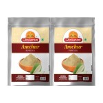 Ghotaram Ratnagiri Hapus Dry Green Mango Powder||Amchur Powder/Dry Mango Powder/Amchoor Powder/Aamchur Powder/Maanga Thool/Maanga Podi Rich In Antioxidants,Vitamins A, C, D, B6-80Gx2Pk