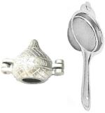 Urban Buy Multicolor Aluminium Modak And Tea Kitchen Tool Set 2 Pc