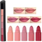 Bingeable Multicolor Nude Edition 5 In Long Lasting Lipstick - 7 Ml