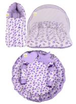 Kwitchy Baby Bedding for New Born Baby with Mosquito Net Bed Sleeping Bag & Reversible Baby Nest Tub Bed (0-6 Months)