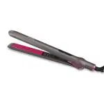 AGARO HS1957 Hair Straightner, Ceramic Coated Titanium Plate, PTC Heating, Plate locking function, Fast Heating, Hair Straightening, Hair Styling Iron For Women, Dark grey & Purple