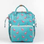 Haus & Kinder Art on Canvas - Chic Diaper Bag Backpack for New Moms, Flamingo