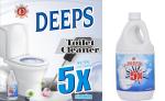 DEEPSEA UltraShine Power Plus Disinfect Toilet Cleaner Liquid with Fresh Fragnance 1Litre