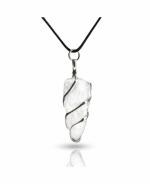 Reikved Raw Wire Wrap Clear Quartz Stone Natural Healing Crystals And Stones Crystal Pendants Necklace (Pack Of 399)