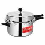 Prestige Popular Virgin Aluminium Precision Weight Valve Pressure Cooker, 7.5 L (Silver)