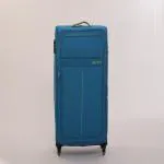 MINE Heavy PVC Coated Trolley, 360 Degree Rotation Luggage/ Suitcase/ Trolley Bag (Teal)