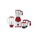 Bajaj GX-75, 750W Mixer Grinder, 4 Jars, White & Maroon