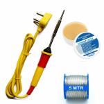 Soldering Iron Tool Kit - Soldering Iron 25W/230V | Soldering Wire 5m | Flux - 15g