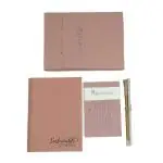 Papernest / Sustainable Scribbles notebook set/Handmade papers, earth friendly products, paper pencils & pen