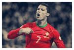Sticker Studio PVC Vinyl Red Ronaldo Wall Poster 36 X 24 inch