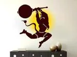 Divinedesigns Multicolor Vinyl Shree Hanuman Ji Wall Sticker