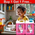 BLISS & BLUSH Hand Wash Liquid pink 10Liter 99% Germ protection, Soft on Hands