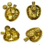 ViNishq Traditional Decorative Pooja Thali With 2 Kankavati Haldi-Kumkum| Festival Ethnic Puja Artical Gift For Temple,Aarti,Diwali Wedding Return Gift For Aupicious Funtions