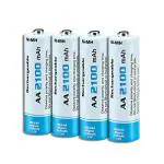 Envie AA2100 4PL Rechargeable Batteries - 2100 mah (Pack of 4)