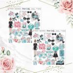 Ganesa - Craft Fantasy Decorative Multicolor A4 Craft Paper 11.7 x 16.5 inch (Pack of 2)