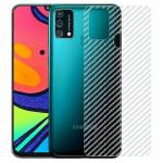 Kite Digital Samsung F41 Back Screen Protective Film Carbon Fiber Skin Transparent Screen Guard Sticker