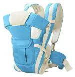 Nagar International Blue Baby Carrier 4 in 1 Position with Comfortable Head Support & Buckle Straps