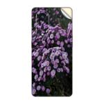 GADGETSWRAP Printed Vinyl Skin Sticker for Oppo Reno 8T (5G) - tilt shift photo of purple petaled flowers