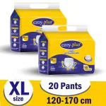 Ezoyplus Adult Diaper XL Size Pullup Style | Waist size 120-170 cm| Adult Diaper Pant XL, 20 pcs