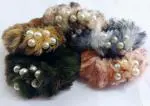 THE MAXIM FANCY SOFT FUR HAIR RUBBER ,HAIR RUBBER PACK OF 6 FOR GIRLS