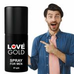 LOVE GOLD SPRAY for MEN 25gm (Pack of 1)