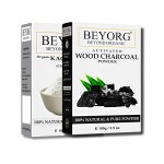 BEYORG Natural Kaolin Clay and Activated Charcoal for Anti Acne and Pimple - 200 g