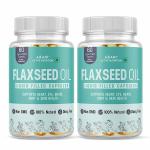 Azani Active Nutrition Unflavoured Omega 3 Flaxseed Oil 120 Liquid Filled Capsules