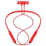 Sonilex SL-BT-184 SWING-1 Magnetic Absorption Wireless Neckband Bluetooth Headset (Red, In the Ear)