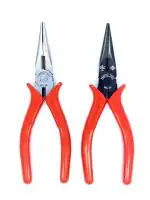 PERFECT TECH Combination Long Nose Plier 6 Inch Combo 2 Pcs | Cutting Plier Tool Kit | Anti-Rust Properties For Gripping | Holding And Cutting Wires | Industrial & Plumber Hand Tools | Pliers For Home Tool Kit | NPL-06 & NBL-06 Red)