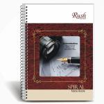 Rush 200 Pages A4 Spiral Notebook Ruled (Pack of 4) | A4 Size Notebooks for Students