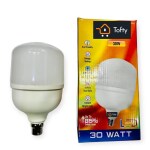 TOFTY 30 W Round B22 LED Bulb For Home and Hall. (White)